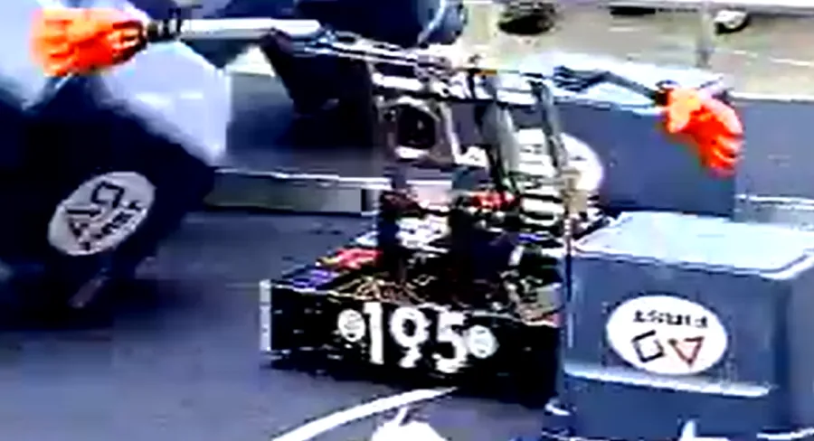 The Team 195 robot for the 2003 season, Knightmare 2K3.