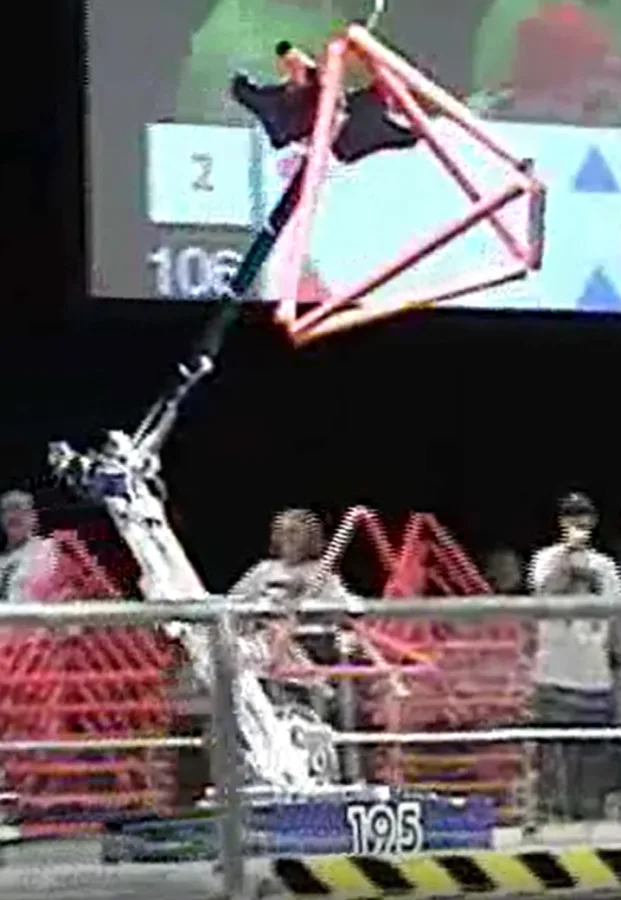 The Team 195 robot for the 2005 season, Knightmare 2K5.