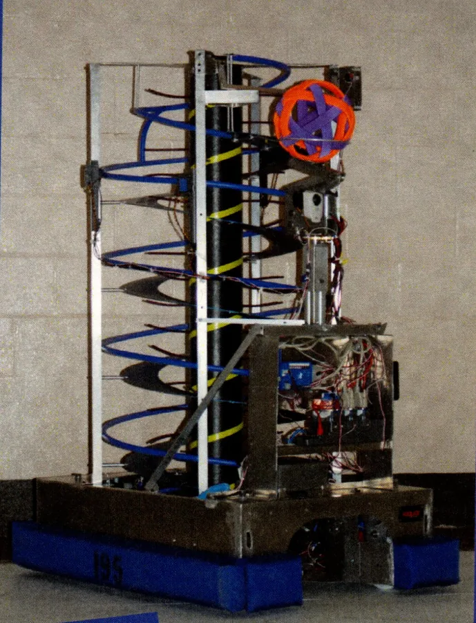 The Team 195 robot for the 2009 season, Knightmare 2K9.