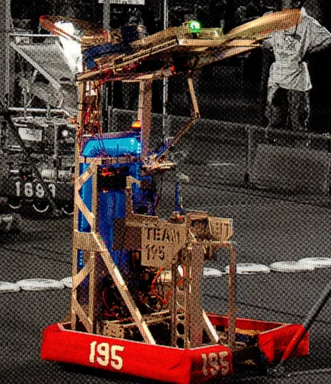 The Team 195 robot for the 2013 season, Odd Job.